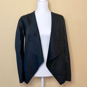 NWOT Zara Vegan Leather/Suede Black Jacket